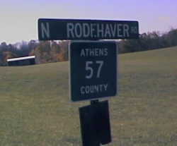 North Rodehaver Rd Sign
